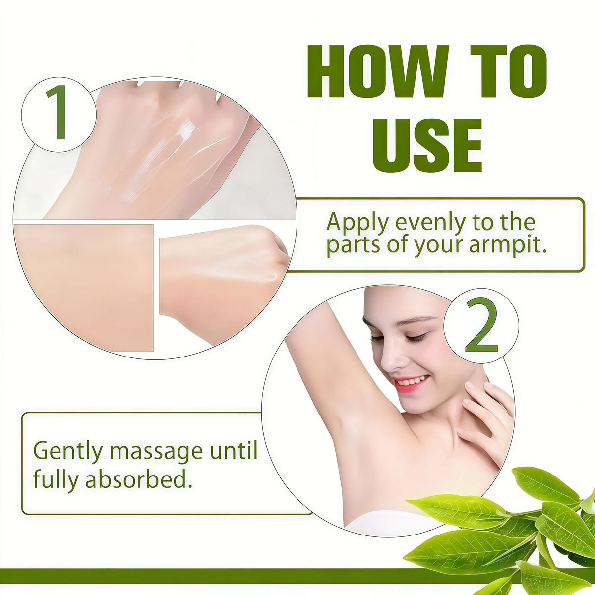 YCHZ Green Tea Deodorant Roller – Long-Lasting Freshness