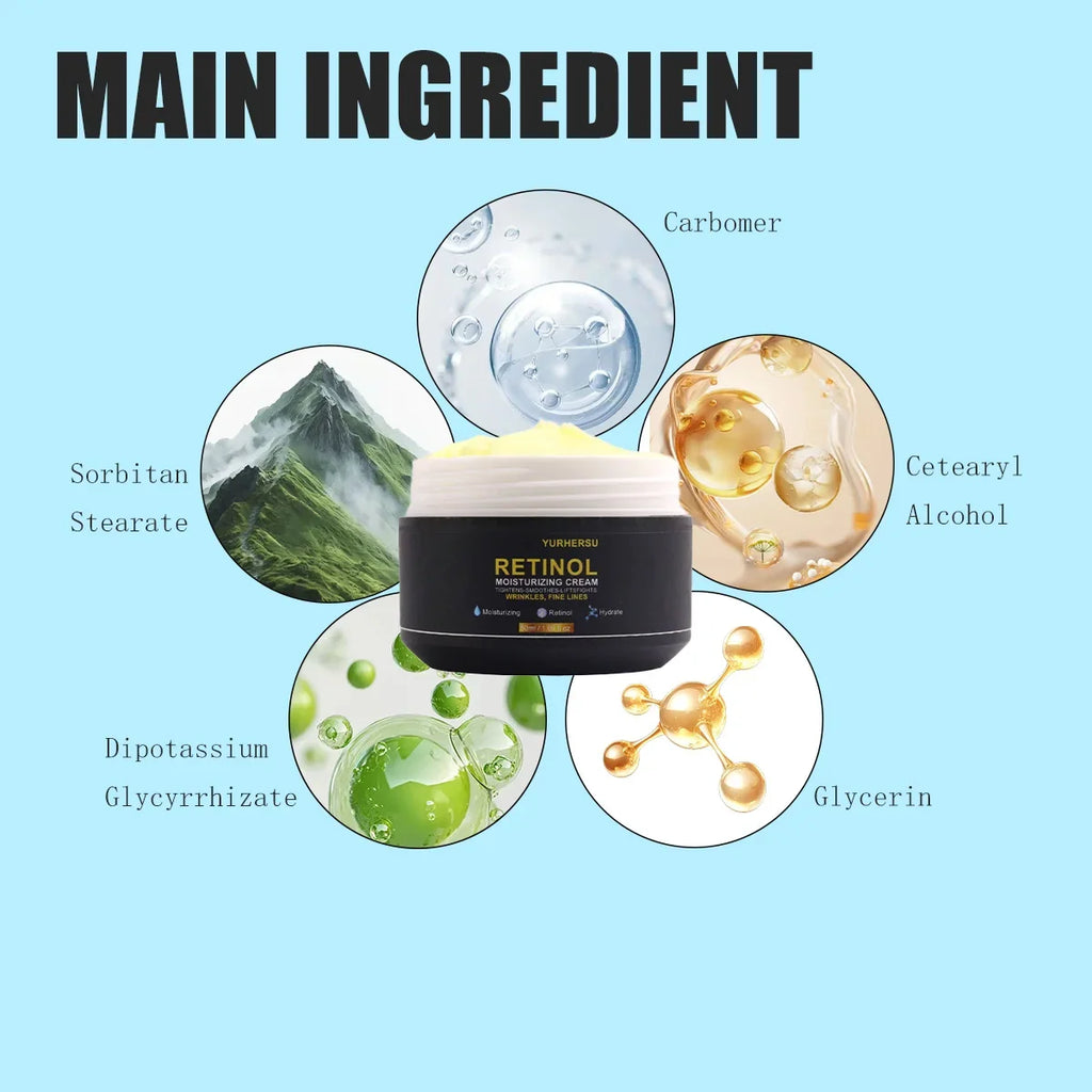 YURHERSU Retinol Face Cream for Men – Firms Skin 50ml