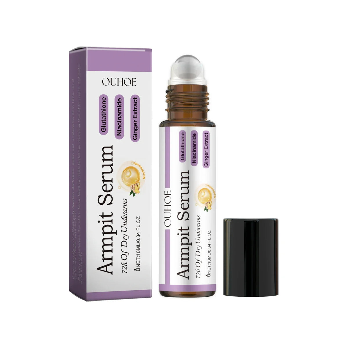 OUHOE Underarm Brightening Serum Roll-On | 10ml Moisturizer