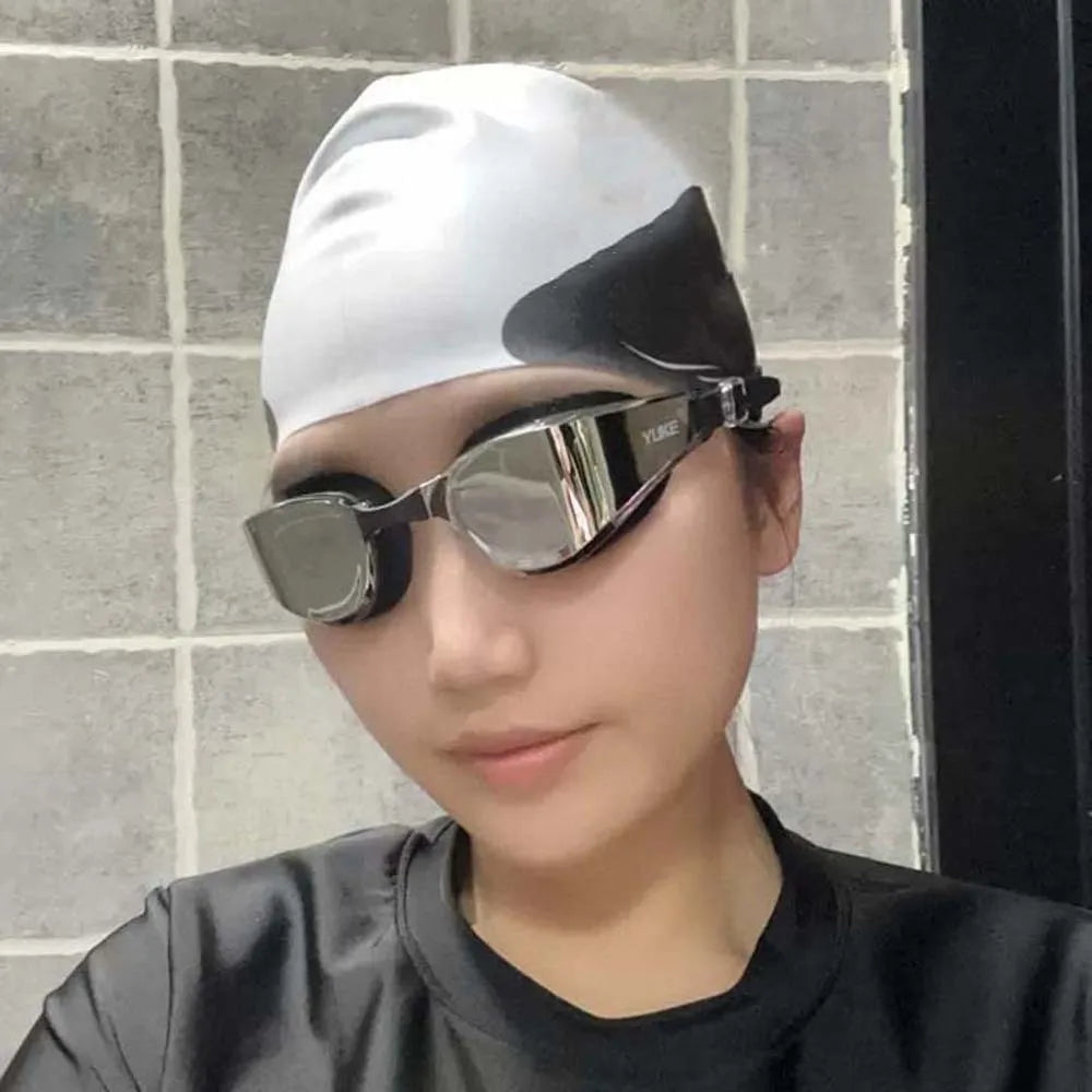 Anti-Fog Waterproof Swimming Goggles – UV Protection Wide View
