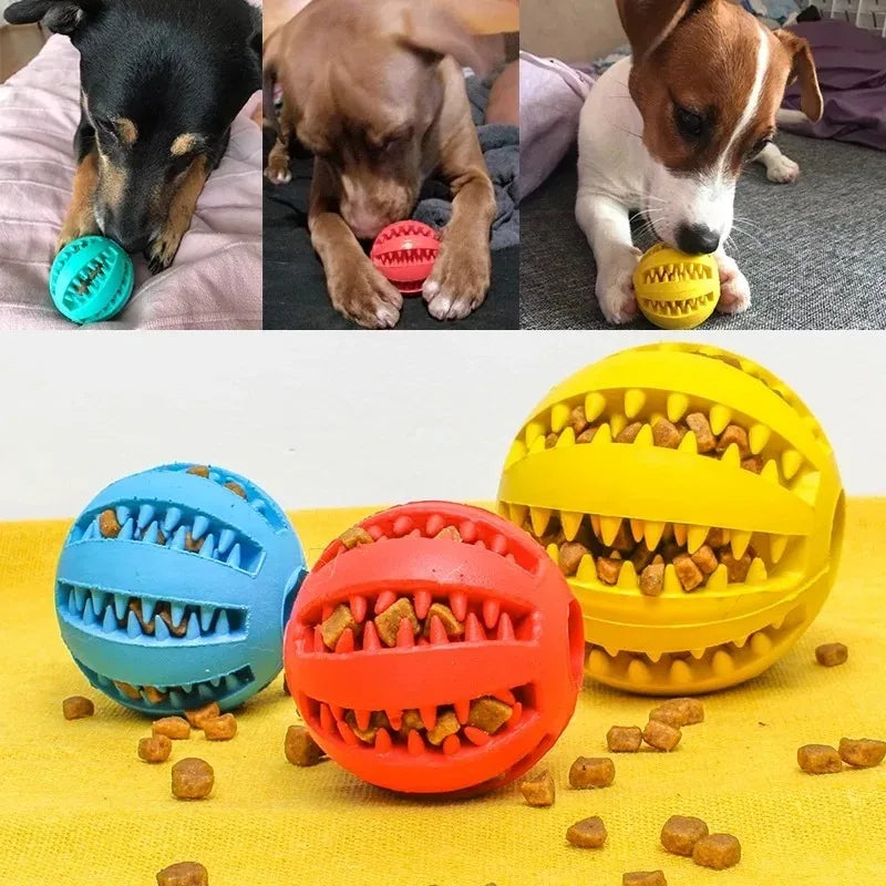 Dog Treat Dispensing Puzzle Ball | Chew & Enrichment Toy
