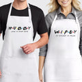 Hubby & Wifey Matching Couple Aprons – Valentine's Gift Set