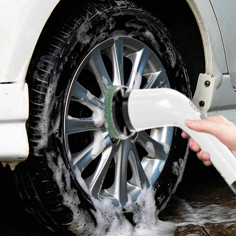 Electric Spin Scrubber – Cordless Cleaner with 7 Brush Heads