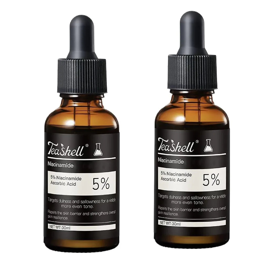 Teashell Serum 5 Niacinamide Arbutin Fade Dark Spots Skin