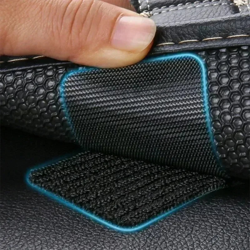Self-Adhesive Hook & Loop Tape Strips for Car Mats & DIY
