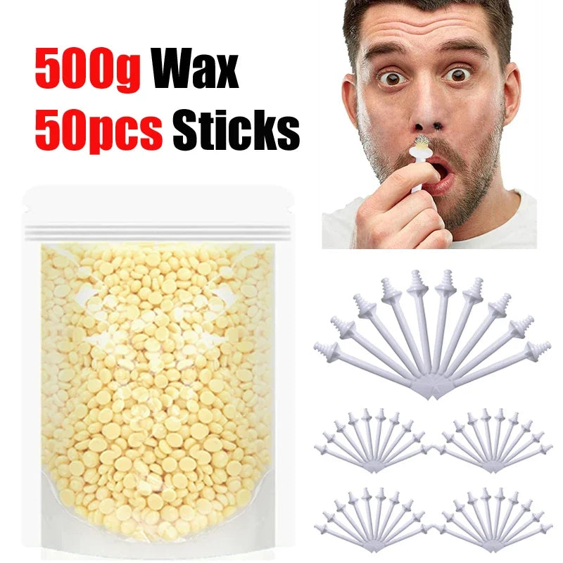100-Piece Nose Wax Kit – At-Home Nose Hair Removal Set
