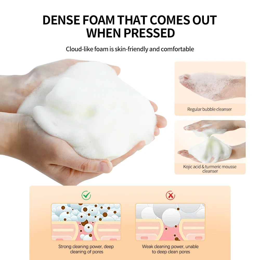 Turmeric & Kojic Acid Foaming Face Wash – All Skin Types