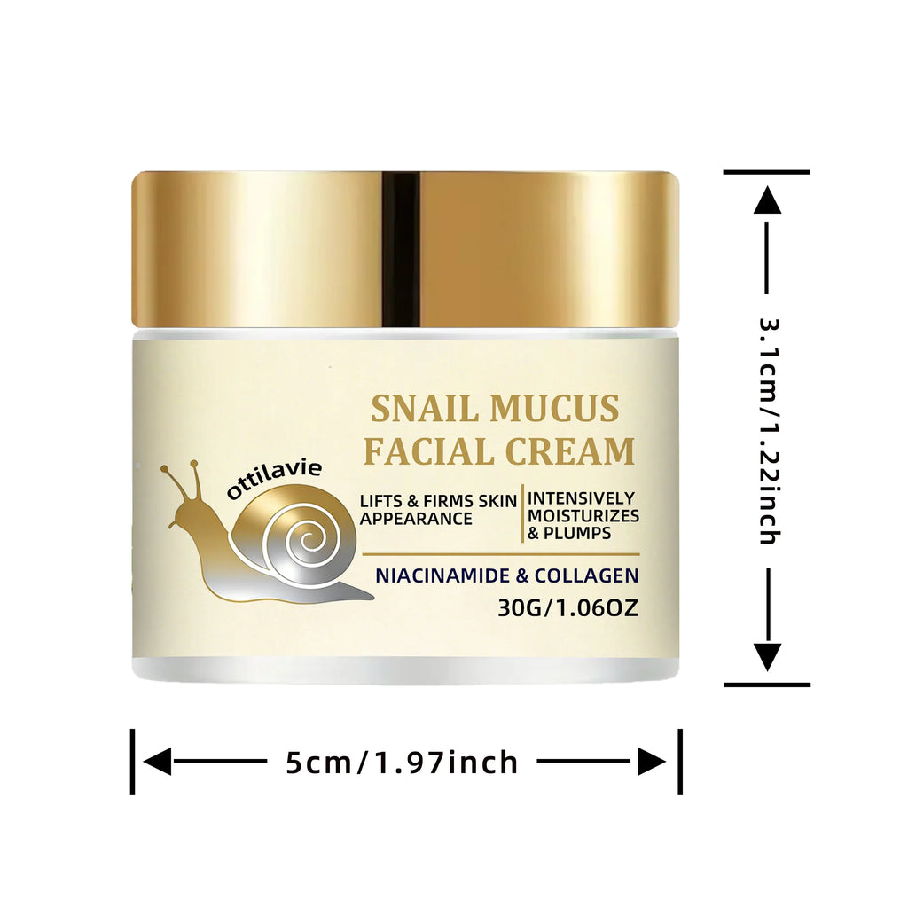 Ottilavie Snail Mucin Facial Cream – Deep Hydration All Skin