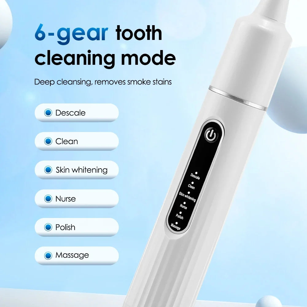 Ms.Dear Electric Tartar Remover & Whitening Toothbrush – 6 Modes
