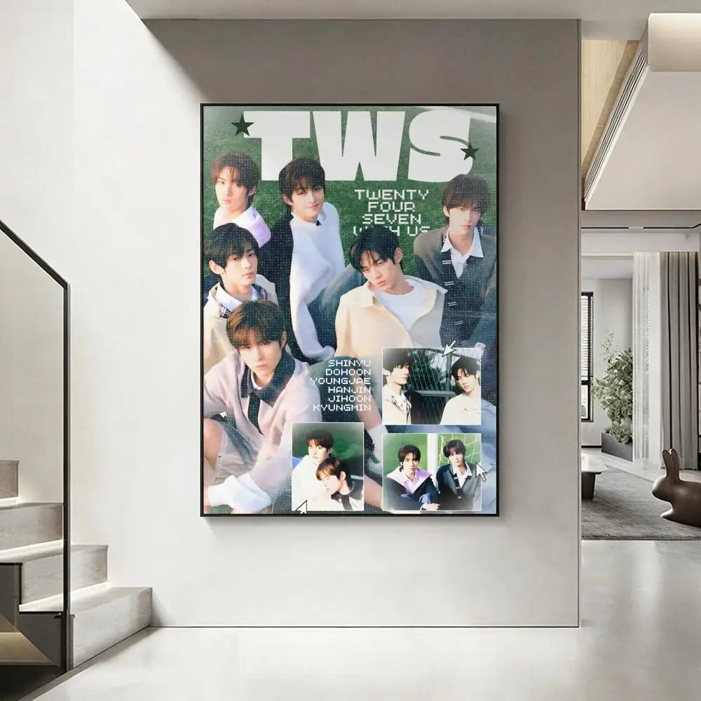 Idol T-TWS HD Art Poster | Waterproof Sticky Wall Decor
