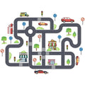 Car Road Signs Kids Wall & Floor Stickers – Self-Adhesive