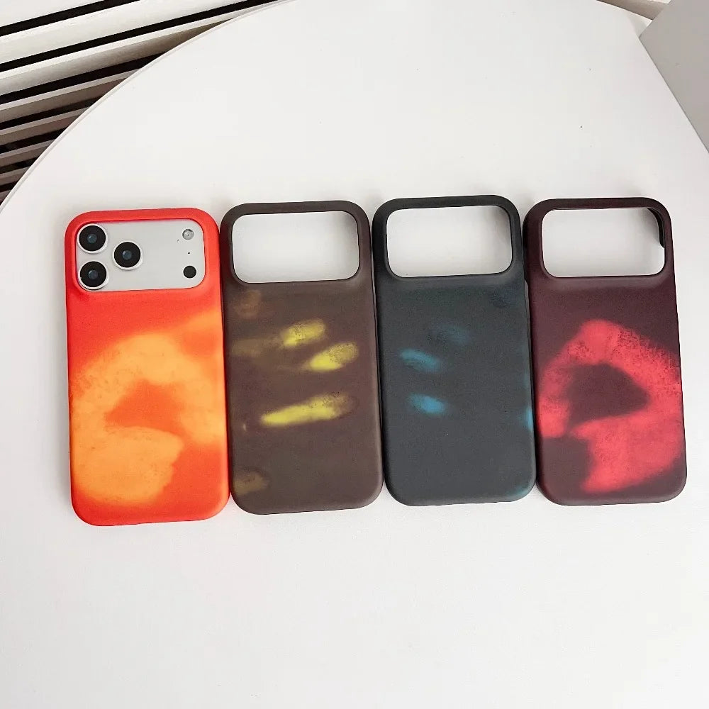 LICOERS Thermal Color Change iPhone 17 Case – Shockproof