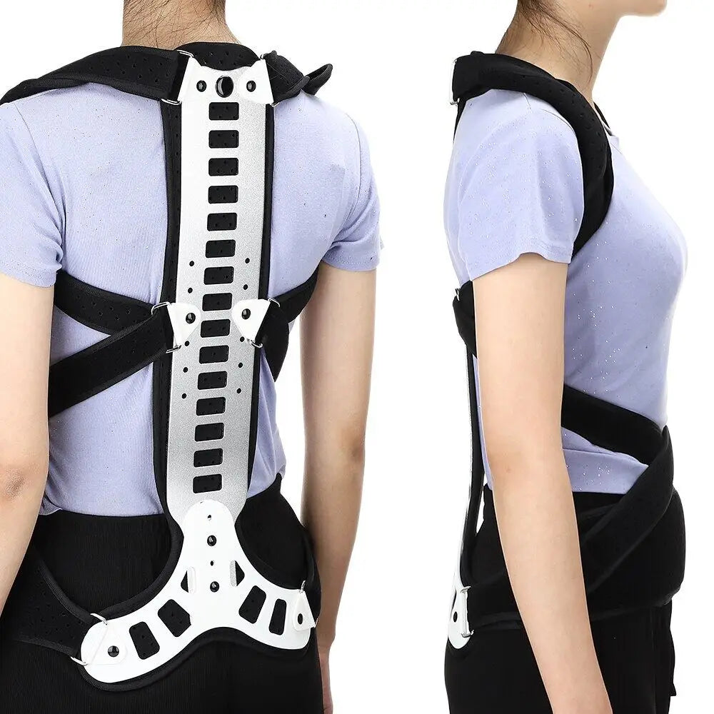 Aluminum Lumbar Back Posture Corrector Brace | Spinal Support