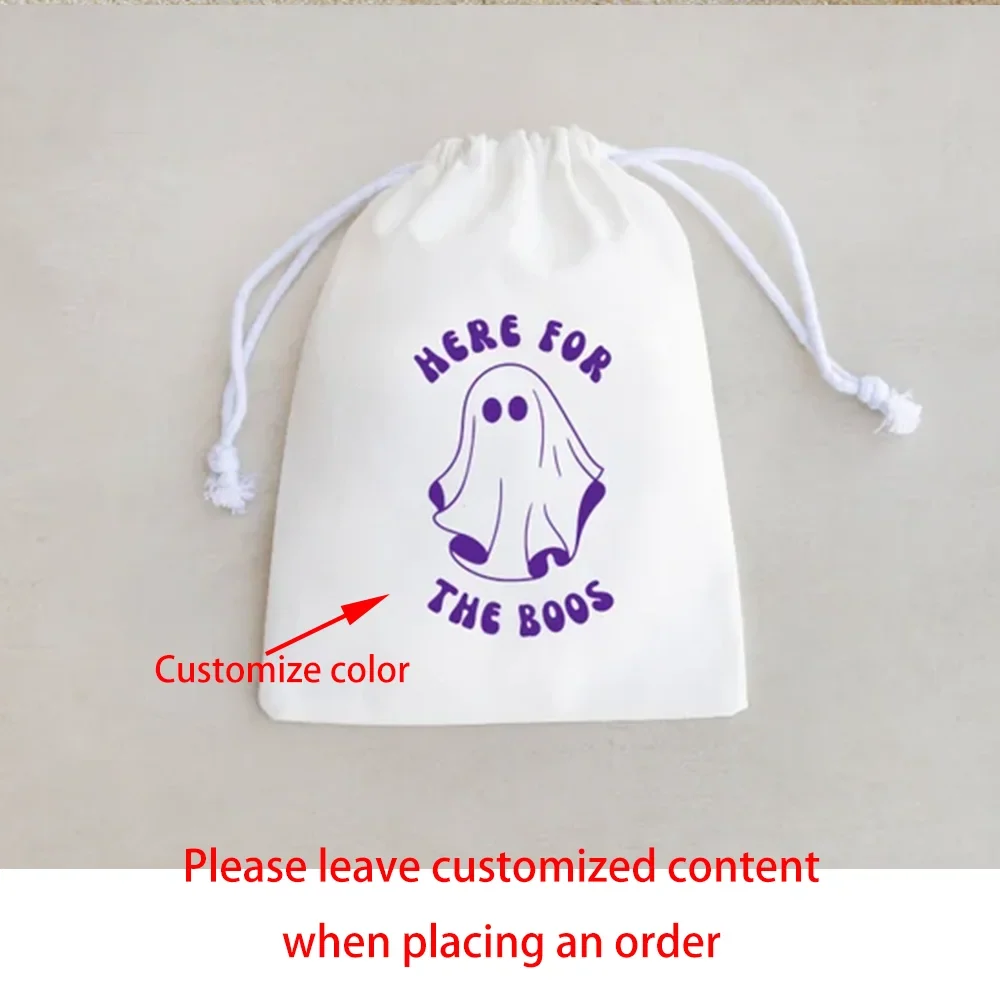 Here for The Boos Bachelorette Drawstring Bags – 10-Pack