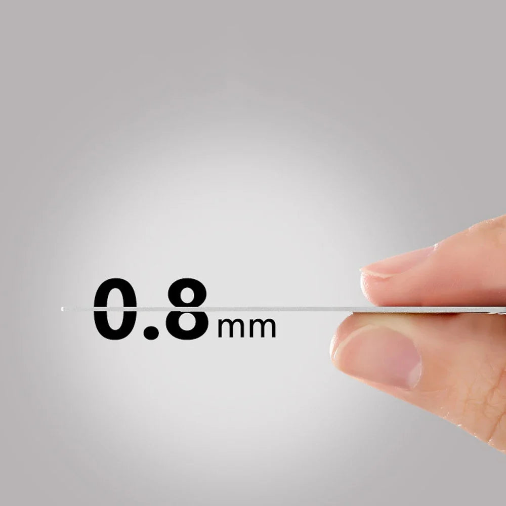 Pocket Card Makeup Mirror – Shatterproof Stainless Steel