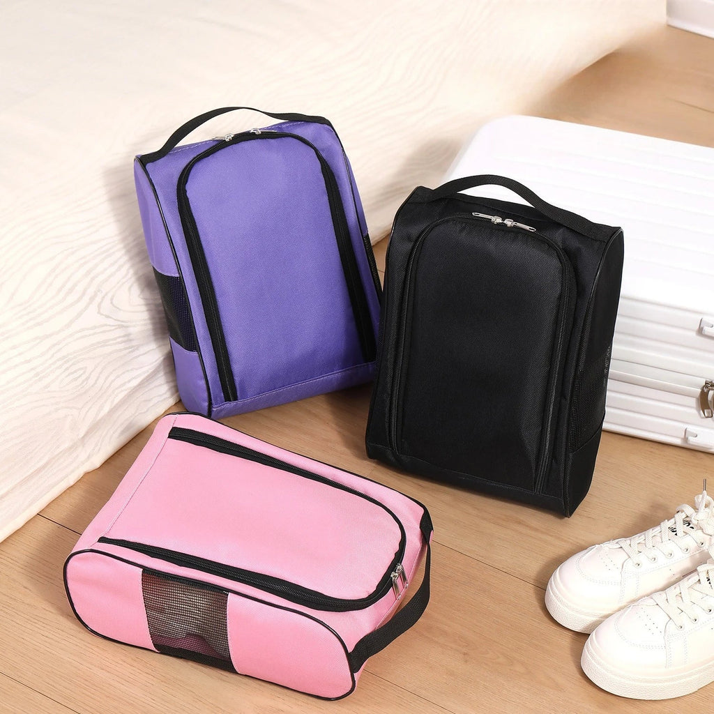 Portable Golf Shoe Bag Oxford Cloth Carrier Bags Breathable