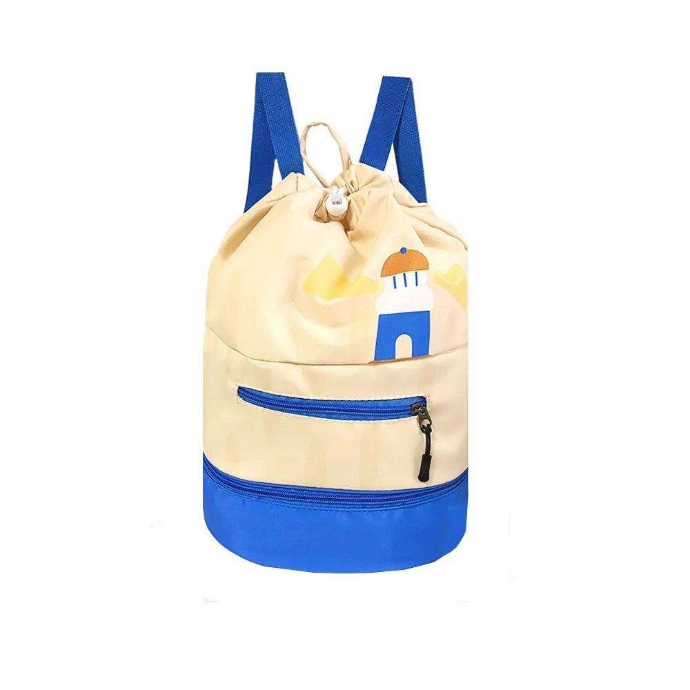 Kids Waterproof Swimming Backpack – Dry Wet Separation Beach Bag