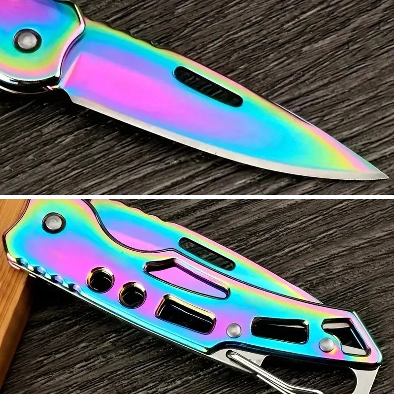 Stainless Steel Folding Pocket Knife – Outdoor Survival Tool