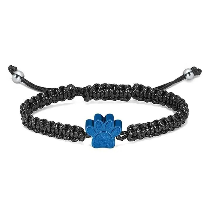 Pet Memorial Urn Bracelet | Titanium Steel Braided Keepsake