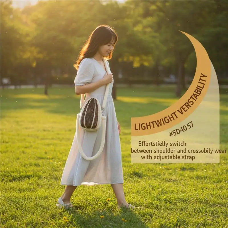Sunflower Seed Plush Crossbody Bag | Cute Women's Shoulder Bag