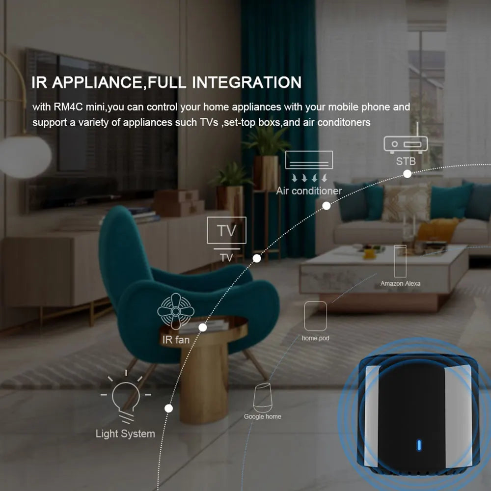 Broadlink Rm4c Mini WIFI IR Bestconsmart Home Universal Remote Air