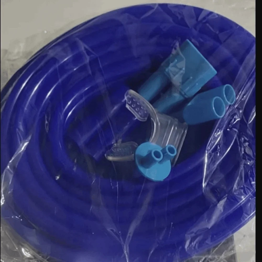 Double Tube Silicone Diving Snorkel Breathing Tube 1.5–4.5m
