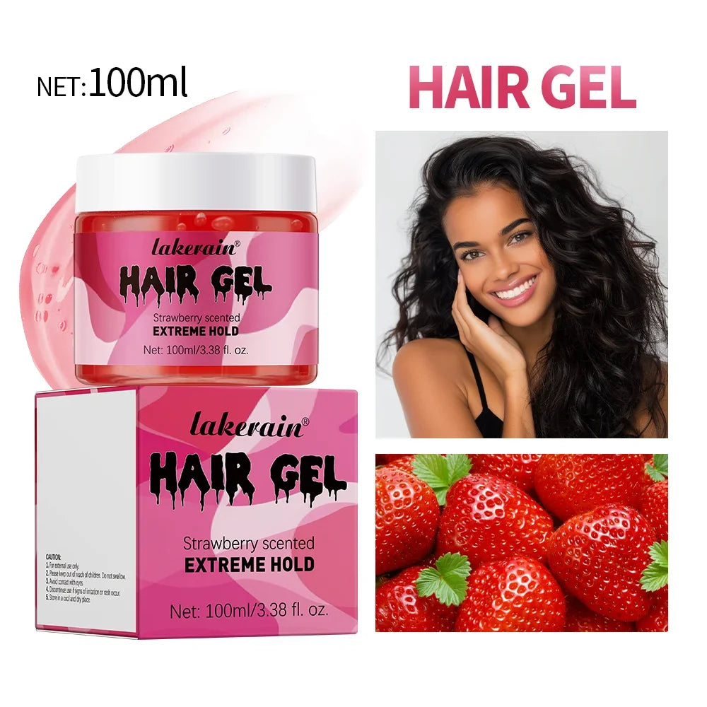 Lakerain Edge Control Hair Gel – Anti-Frizz Curl Defining Cream