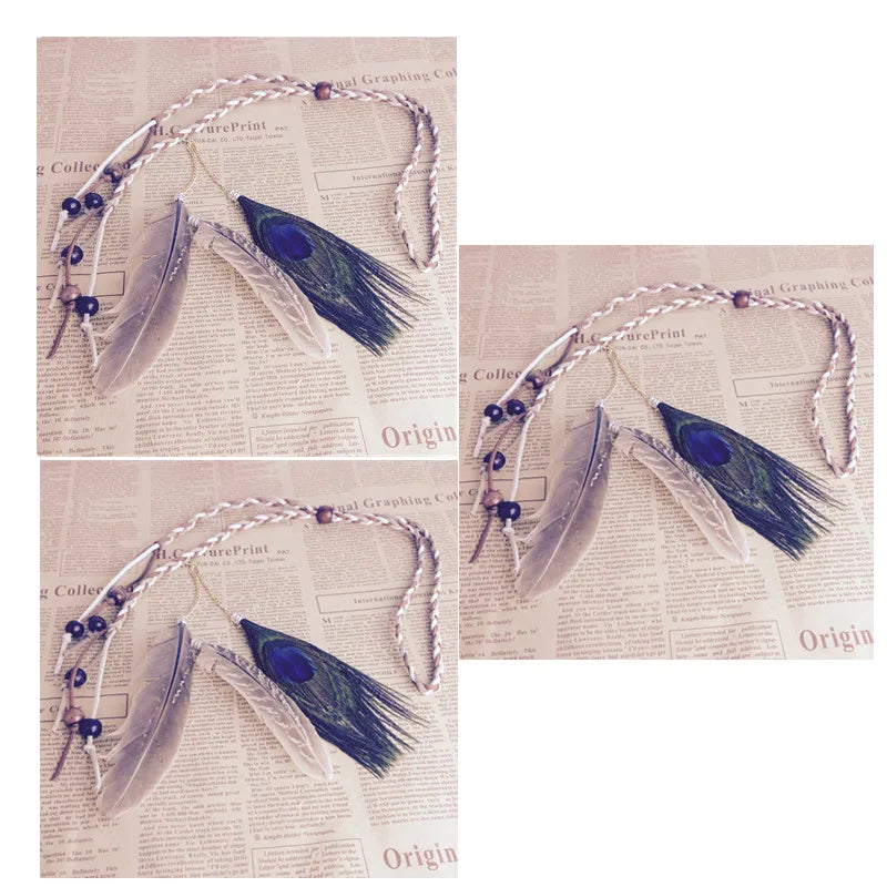 Feather Headband – Boho Festival Hairband & Headdress