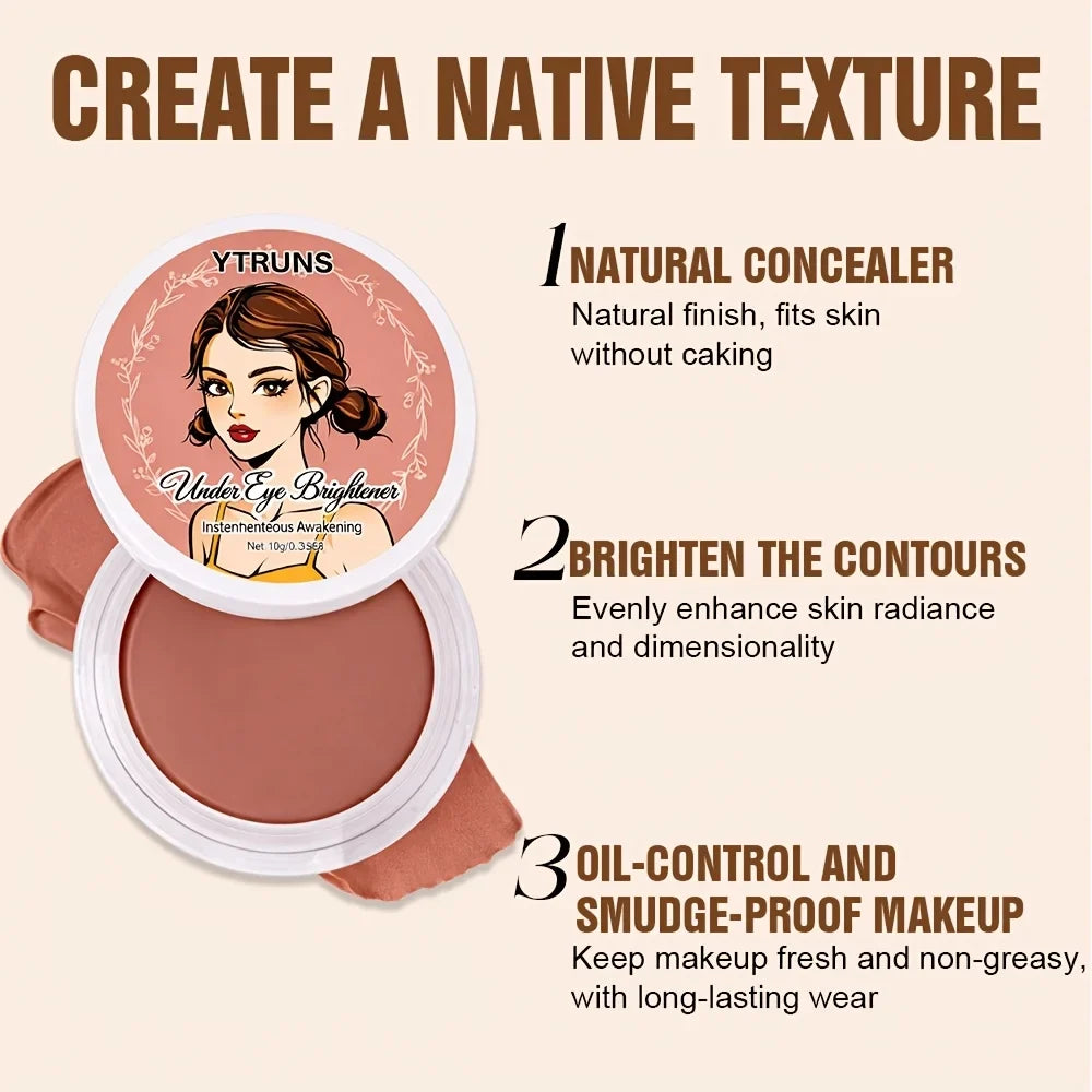 Under Eye Concealer Cream – Lightweight Natural Finish, 3 Shades