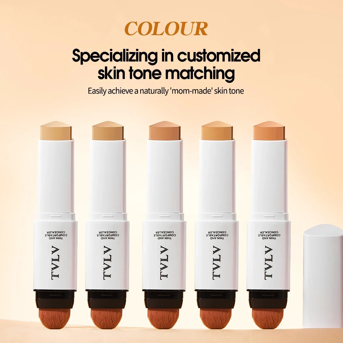 Double-Ended Cream Concealer – Full Coverage Natural Finish