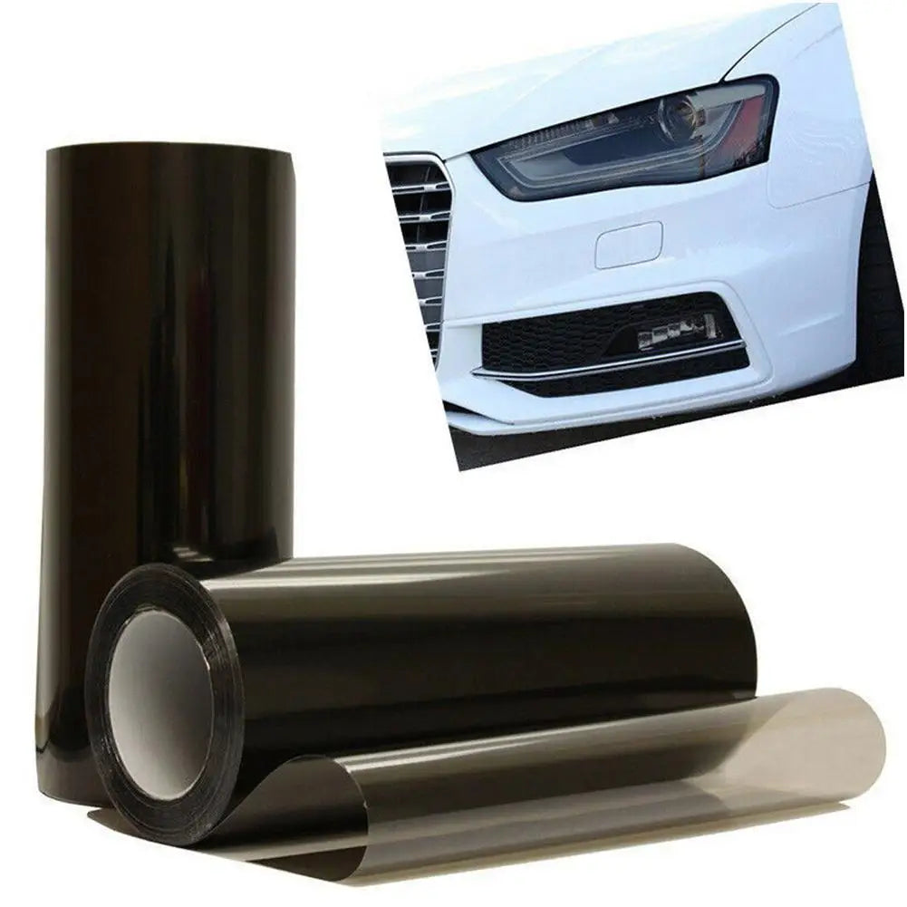 Car Motorcycle Headlight Tint Fog Light Taillight Smoke Vinyl Film