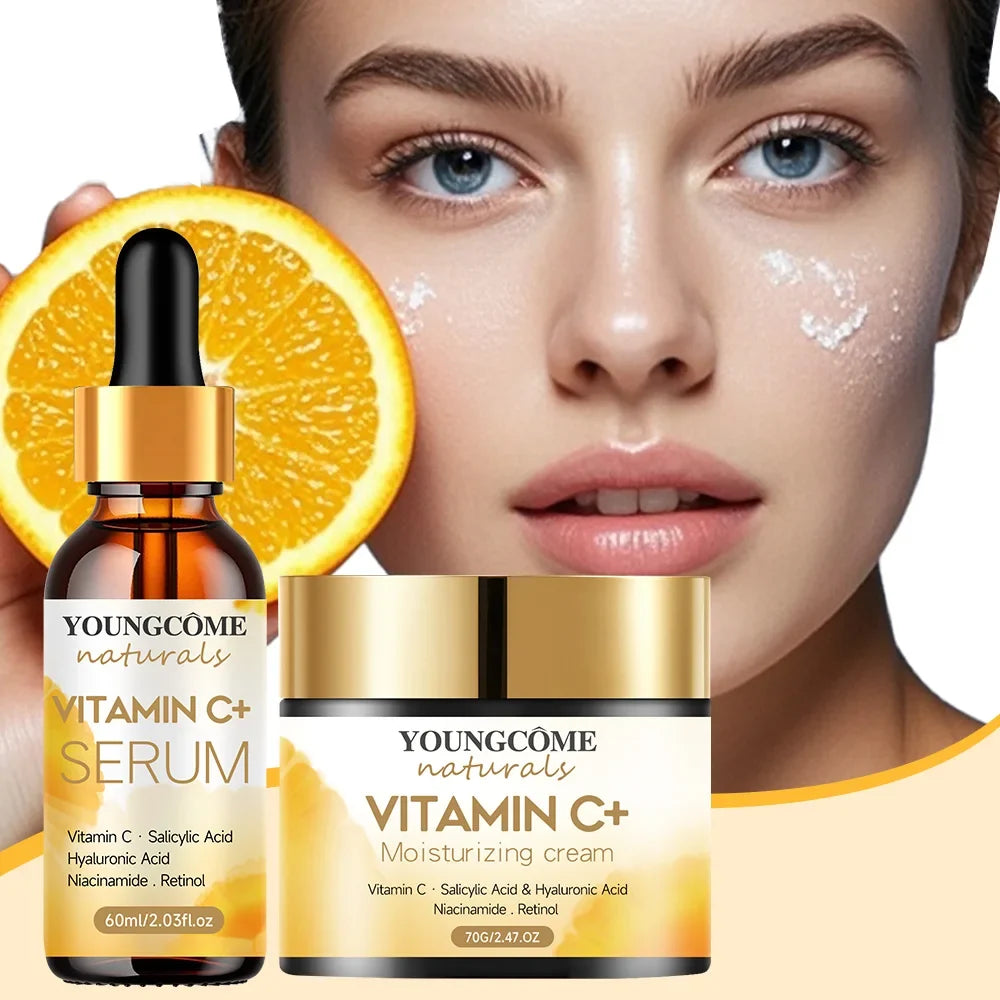 YOUNGCOME Vitamin C & Retinol Face Cream Skincare Set