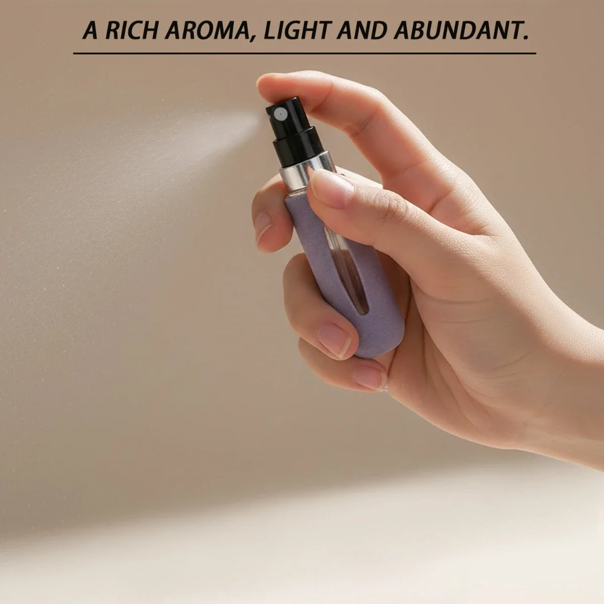 5ml Refillable Perfume Bottle Plush Keychain Travel Atomizer