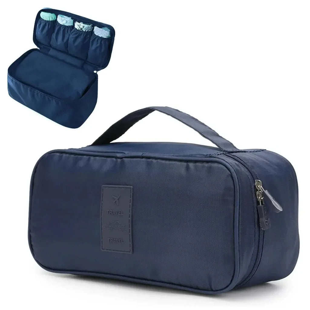 Portable Travel Organizer Bag – Bra, Underwear & Toiletry Case