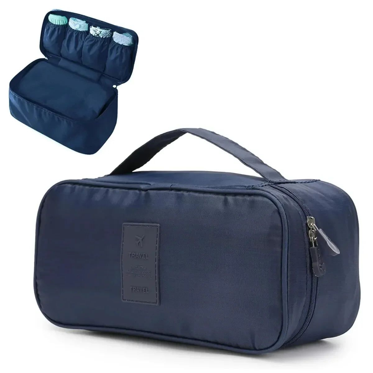 Portable Travel Organizer Bag – Bra, Underwear & Cosmetic Case