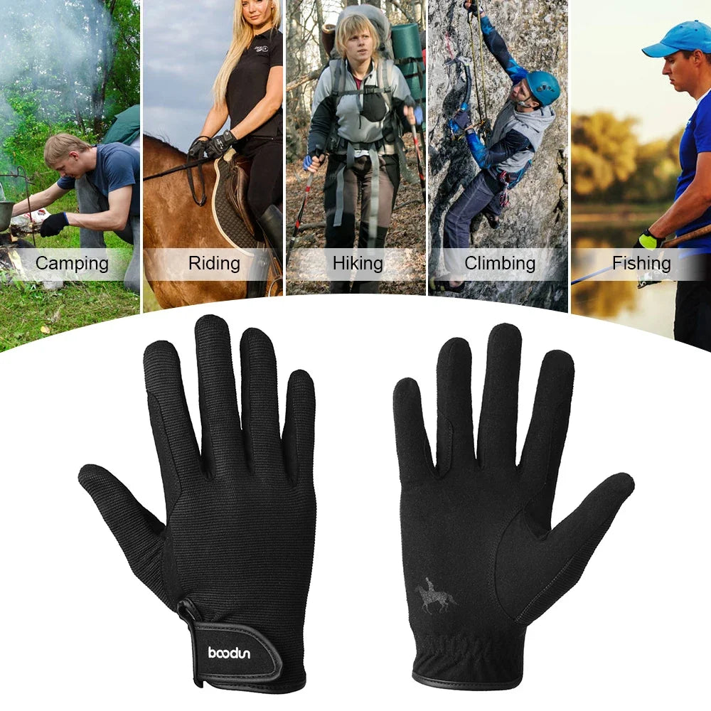 Professional Horse Riding Gloves Equestrian Horseback Men Women
