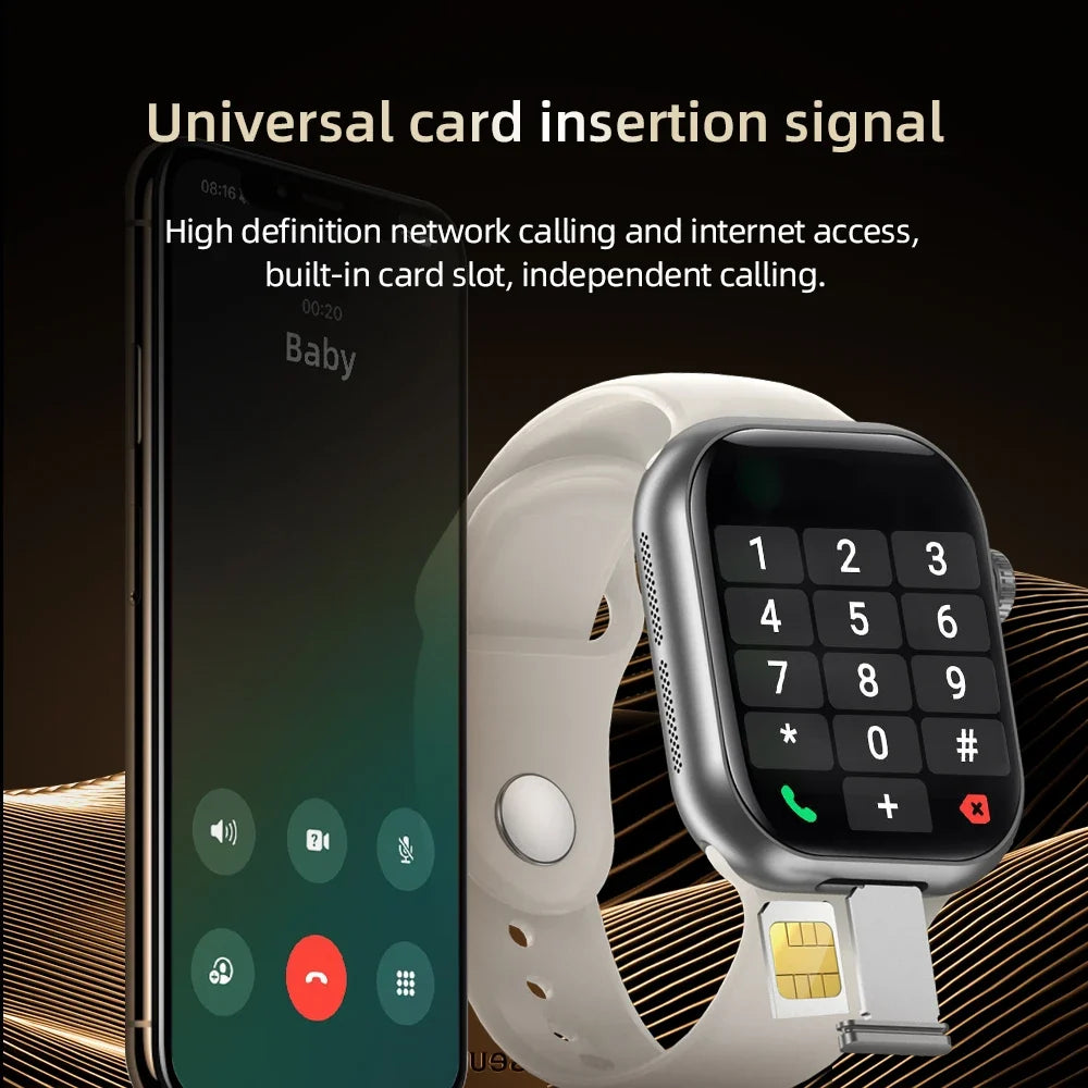GOLDENSPIKE VP39 Android 12 4G Smart Watch | GPS, NFC, 8MP Camera