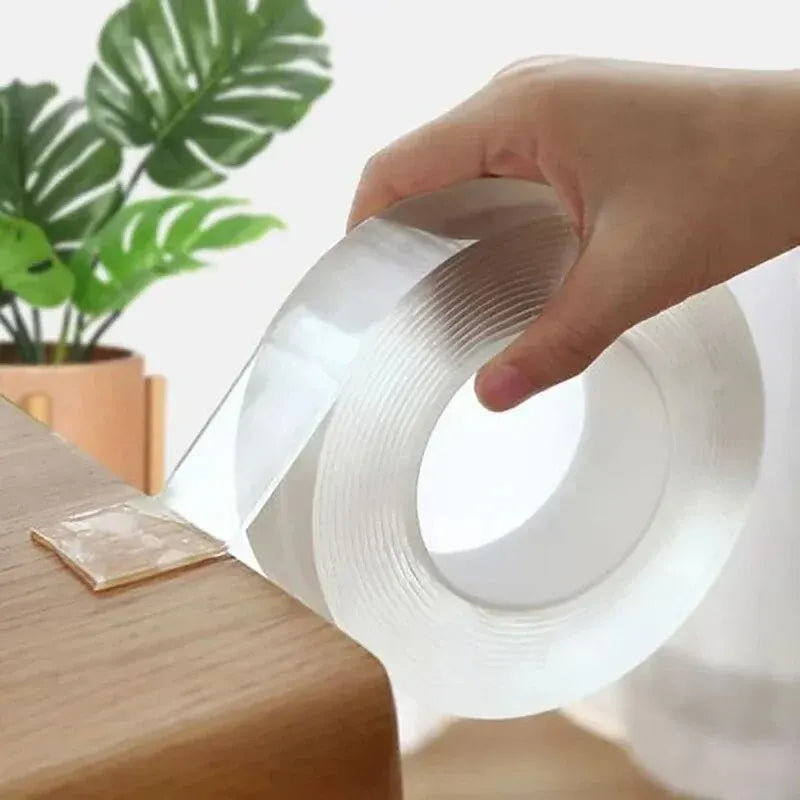 Nano Double-Sided Tape – Reusable, Waterproof & Transparent