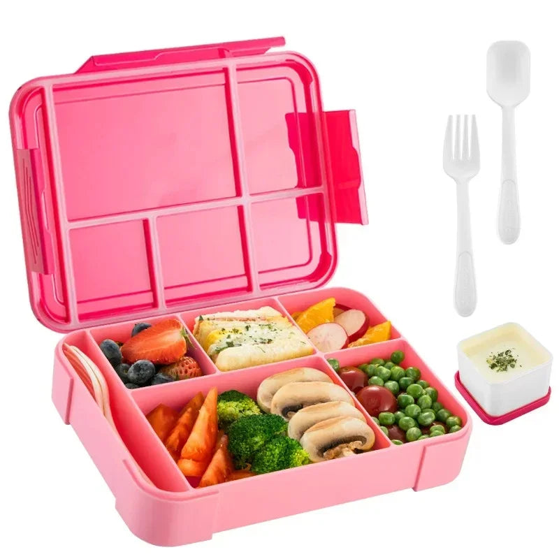 Bento Box Adult Lunch Containers 6 Compartment Adults Kids Toddler