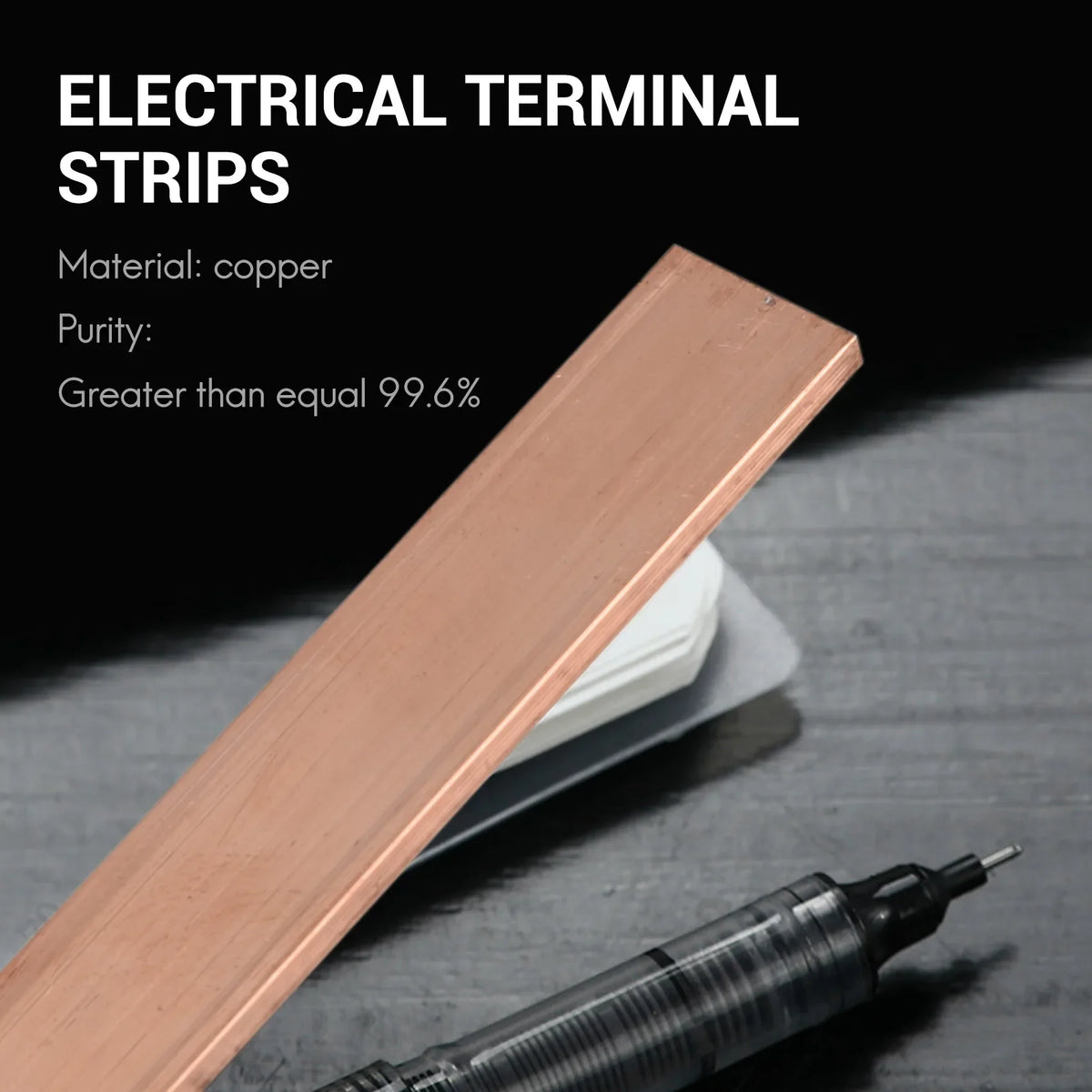 A36T-99 6 T2 Purple Copper Cu Flat Bar Plate X Metal Strip