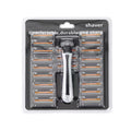 3-Blade Reusable Razor + 21 Heads – Unisex Manual Shaver