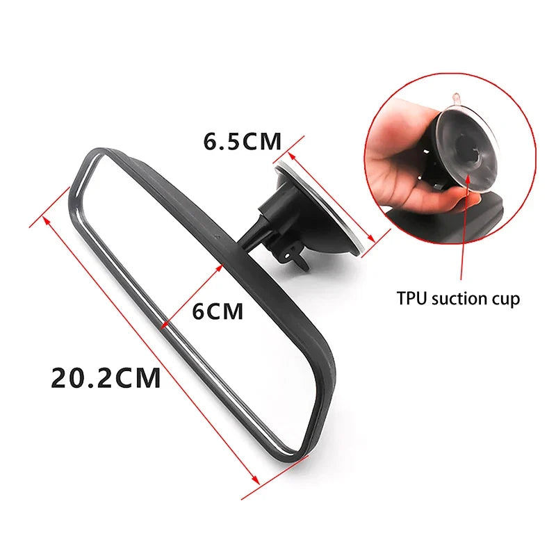 360° Suction Cup Rearview Mirror – Motorcycle & Car Universal