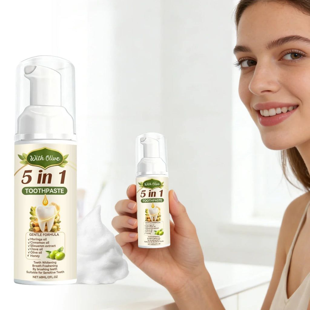 Olive Charcoal Toothpaste – Whitening & Deep Clean 60ml