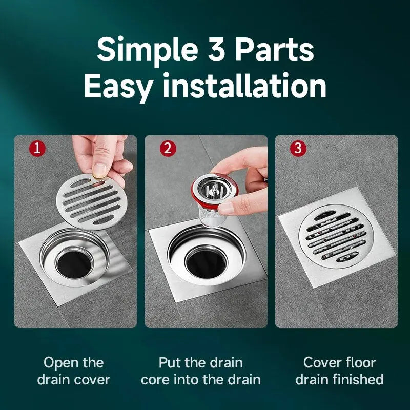 Brass Floor Drain Valve Core – Odor Seal & Backflow Preventer