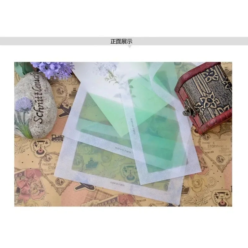 10 Pcs Disposable Non-Woven Wax Strip Papers for Hair Removal