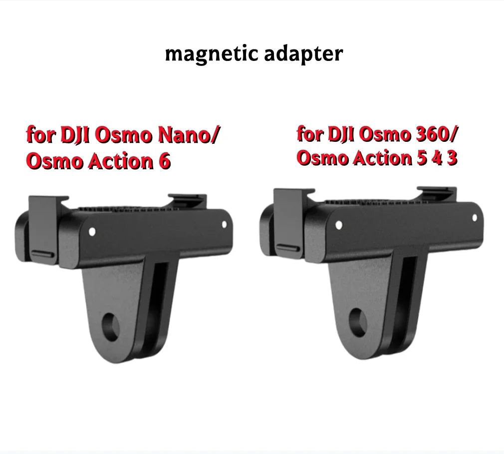 Magnetic Quick-Release Mount Adapter for DJI Osmo Action & Nano