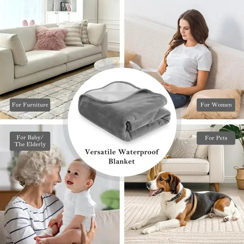 Waterproof Pet Blanket – Couch & Furniture Protector for Dogs