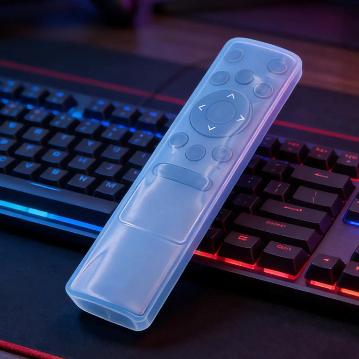 Universal Silicone Remote Control Cover – Clear Protective Sleeve
