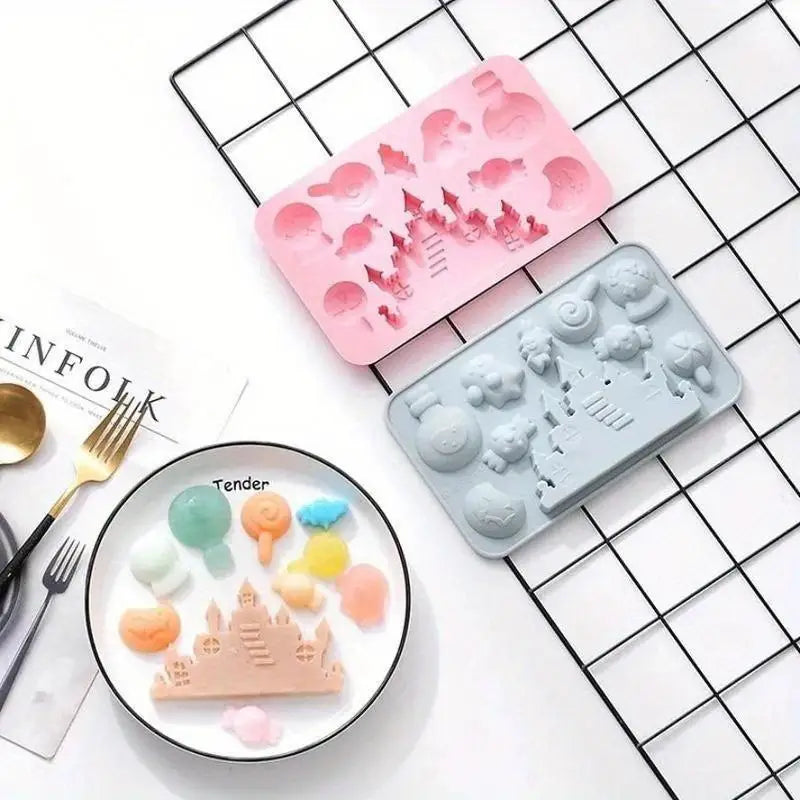 Halloween Silicone Mold – Chocolate, Candy & Fondant Baking Tool