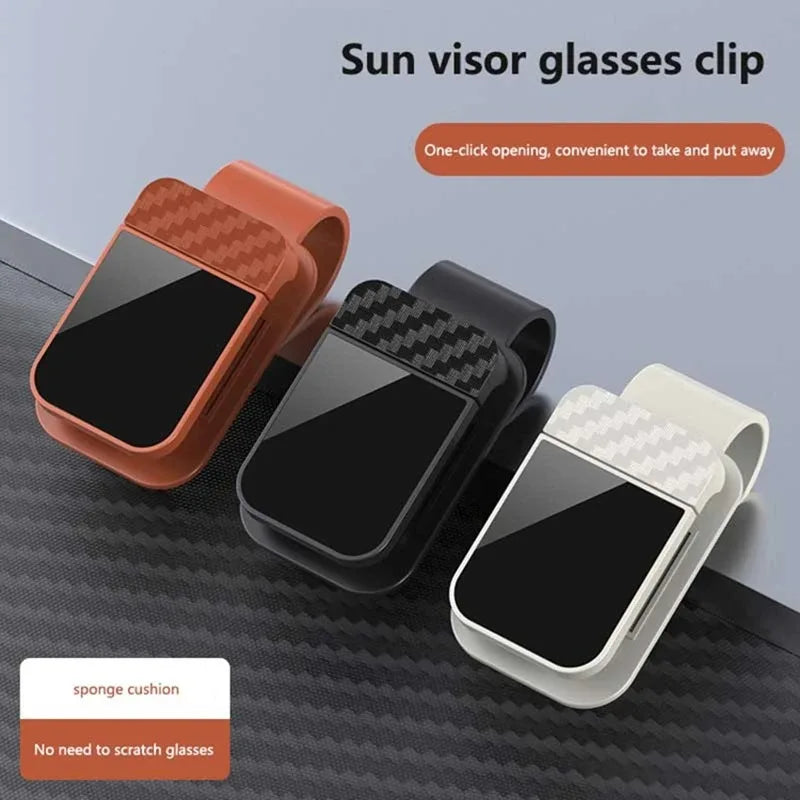 Car Sun Visor Sunglasses Clip & Card Ticket Holder